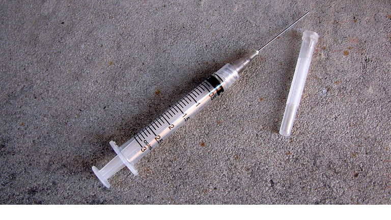 needle drugs heroin stock generic