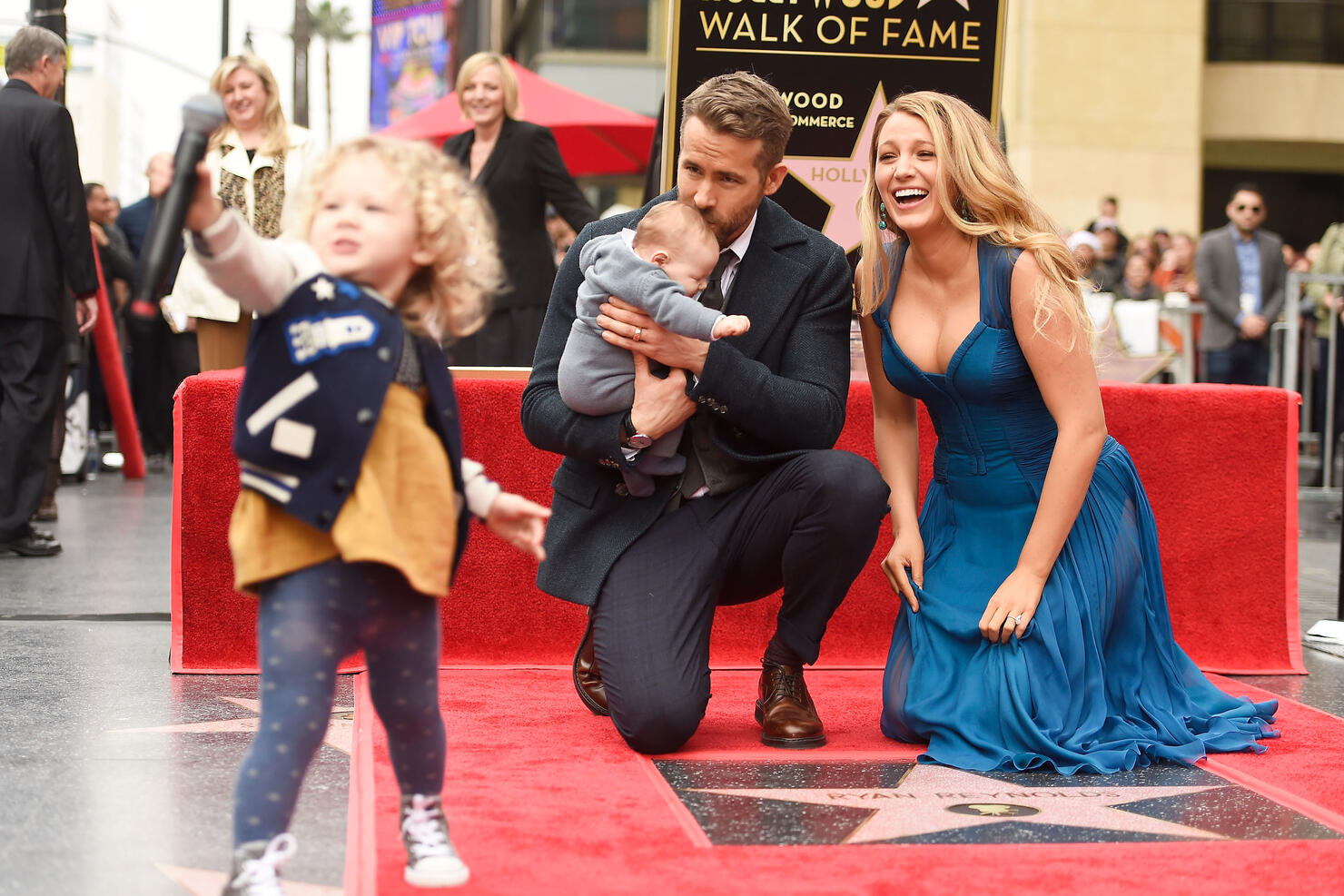 Ryan Reynolds Honored With Star On The Hollywood Walk Of Fame
