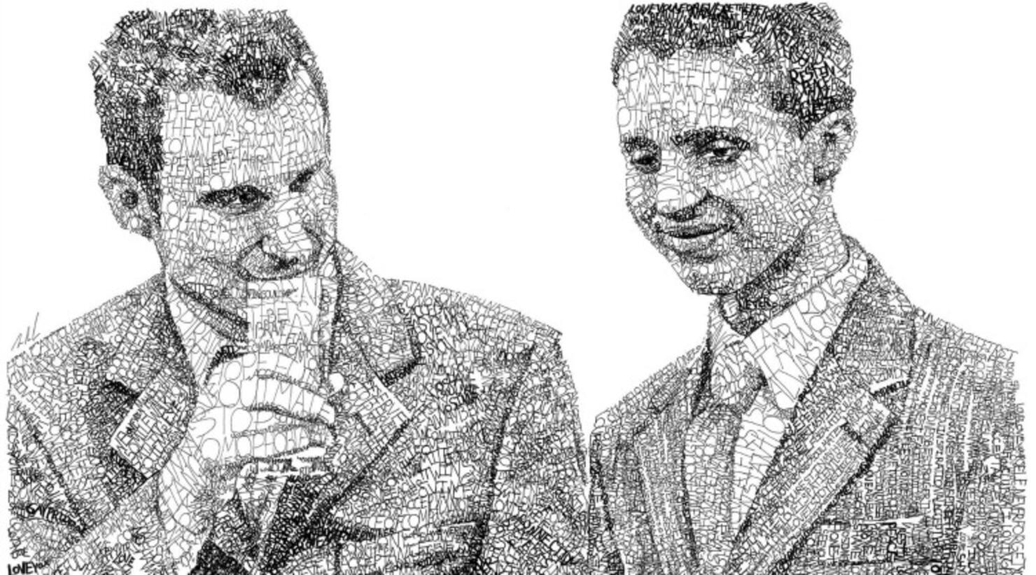 Read The Tragic Story Behind This Beautiful Word Art Of A Gay Couple |  iHeart