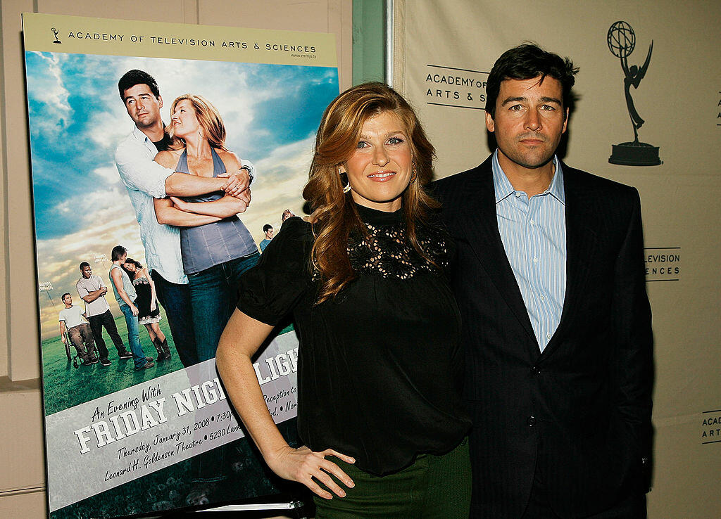 NORTH HOLLYWOOD, CA - JANUARY 31:  Actress Connie Britton and actor Kyle Chandler attend the Academy of Television's 