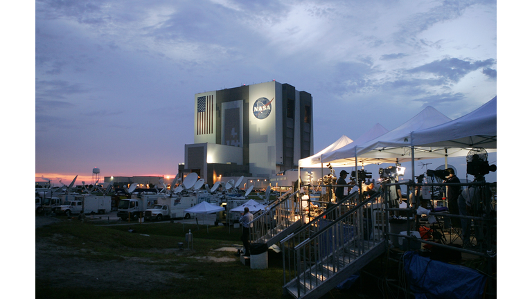 NASA Prepares For Space Shuttle Discovery's Launch