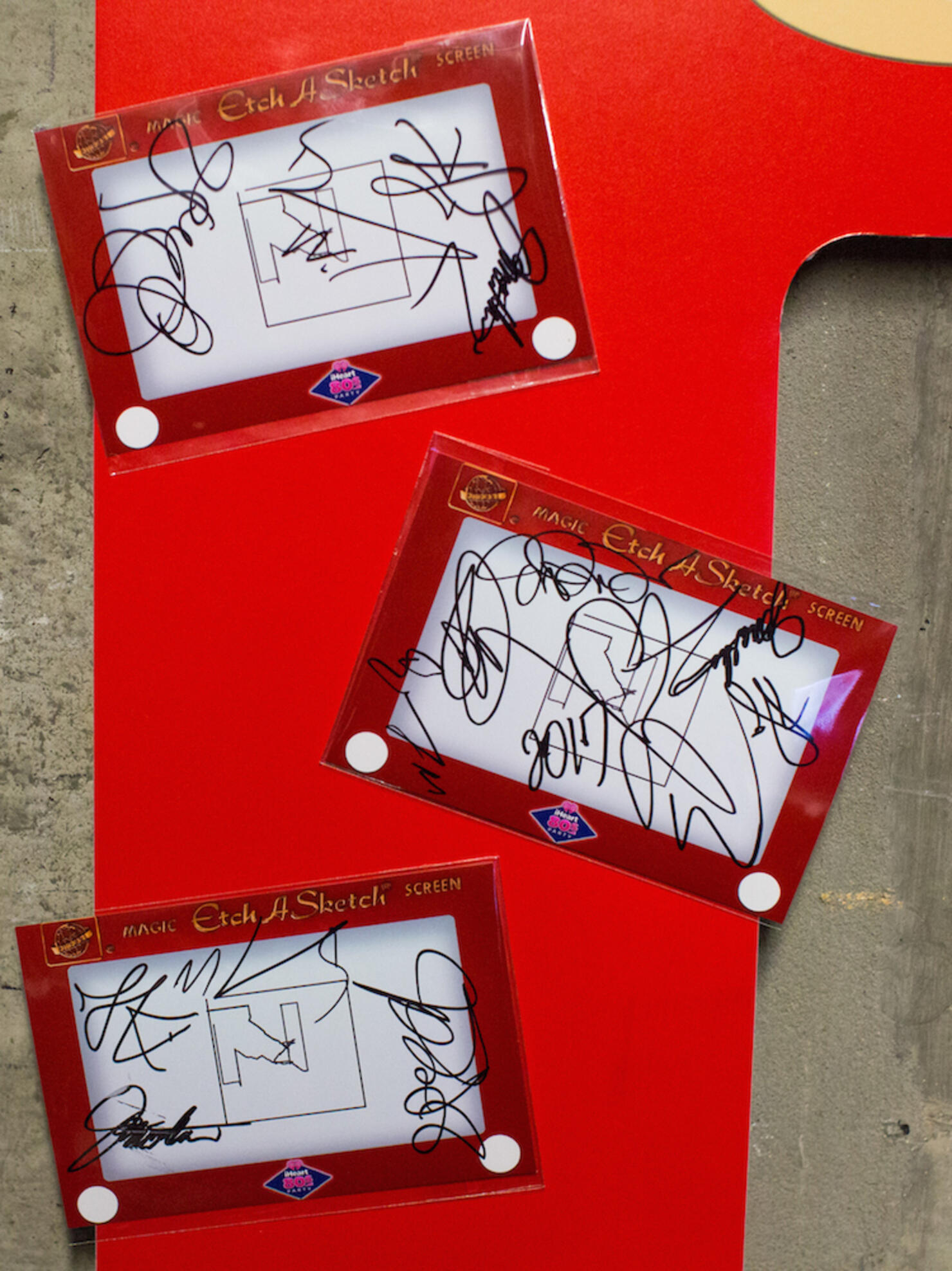 Giant Etch a Sketch - PartyWorks Interactive