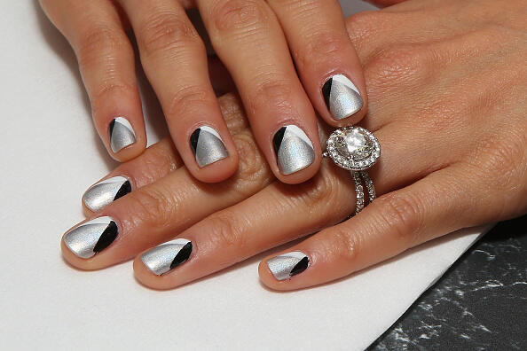 NEW YORK, NY - JUNE 17:  Actress Jamie Chung, nail detail, attends the Sally Beauty Nail Studio tour at Bryant Park on June 17, 2015 in New York City.  (Photo by Cindy Ord/Getty Images for Sally Beauty)