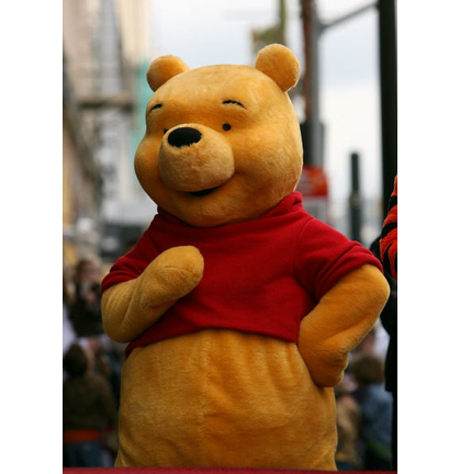 Winnie The Pooh Receives A Star On Hollywood Walk of Fame