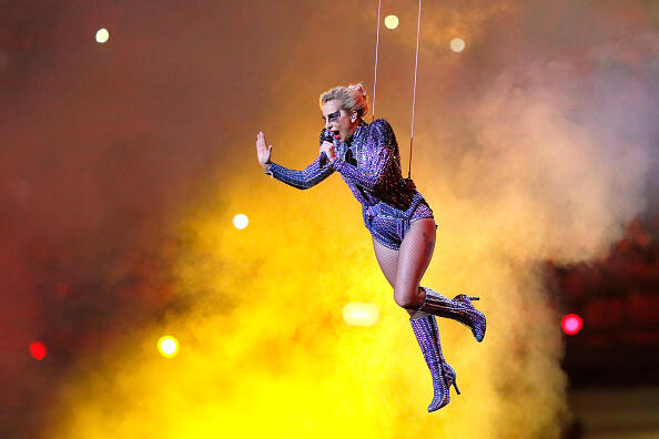 HOUSTON, TX - FEBRUARY 05:  Lady Gaga performs during the Pepsi Zero Sugar Super Bowl 51 Halftime Show at NRG Stadium on February 5, 2017 in Houston, Texas.  (Photo by Kevin C. Cox/Getty Images)