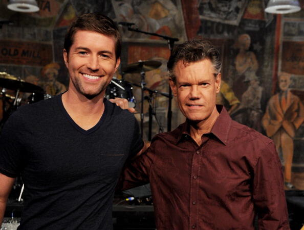 BURBANK, CA - JUNE 14:  Singers Josh Turner (L) and Randy Travis appear on the Tonight Show with Jay Leno at NBC Studios on June 14, 2011 in Burbank, California.  (Photo by Kevin Winter/Tonight Show/Getty Images for The Tonight Show)