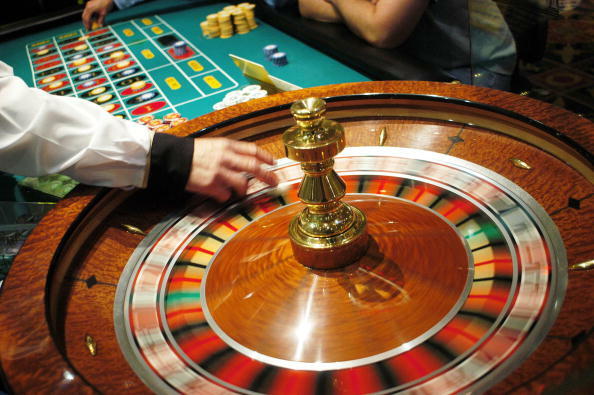 ATLANTIC CITY, NJ - JULY 8:  The roulette wheel spins at Caesars Atlantic City July 8, 2006 in Atlantic City, New Jersey. Caesars, along with Atlantic City's 11 other casinos reopend this morning after they were forced to close their gambling floors for t