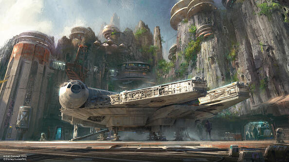 Footage of Millennium Falcon Ride At Disneyland - Thumbnail Image