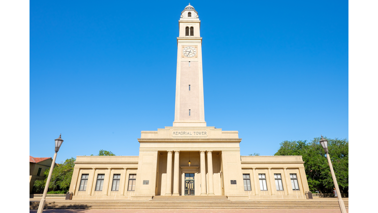Memorial Tower on LSU's Baton Rouge campus. (Getty Images)