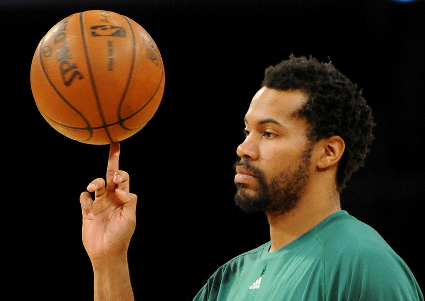 Boston Celtics center Rasheed Wallace du