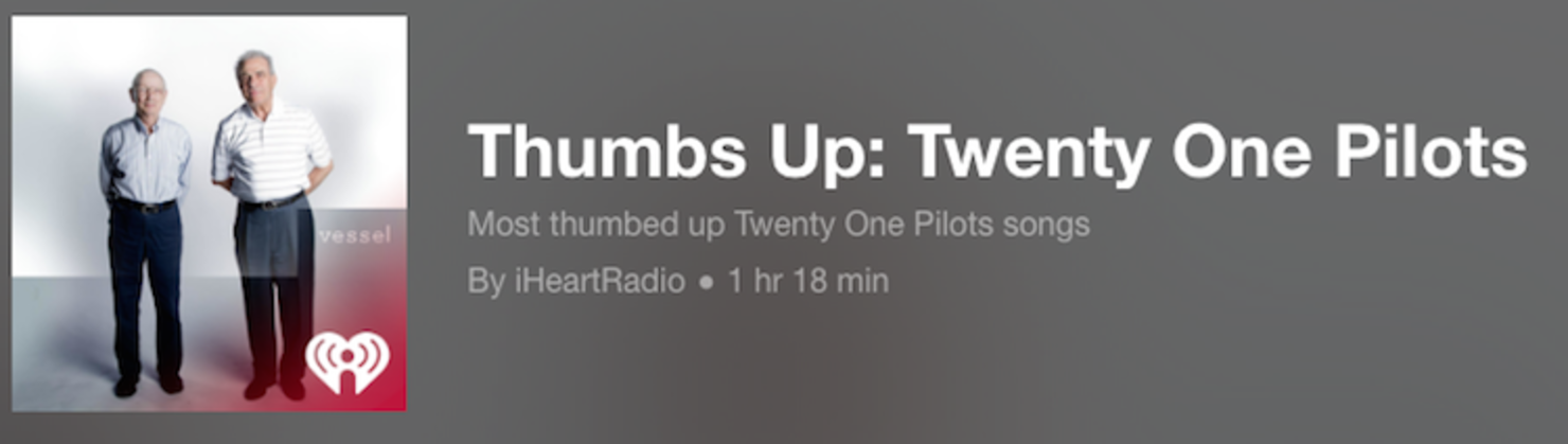 Thumbs Up: twenty one pilots
