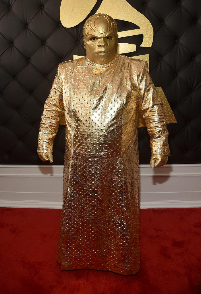 LOS ANGELES, CA - FEBRUARY 12:  Singer Gnarly Davidson (aka CeeLo Green) attends The 59th GRAMMY Awards at STAPLES Center on February 12, 2017 in Los Angeles, California.  (Photo by Alberto E. Rodriguez/Getty Images for NARAS)