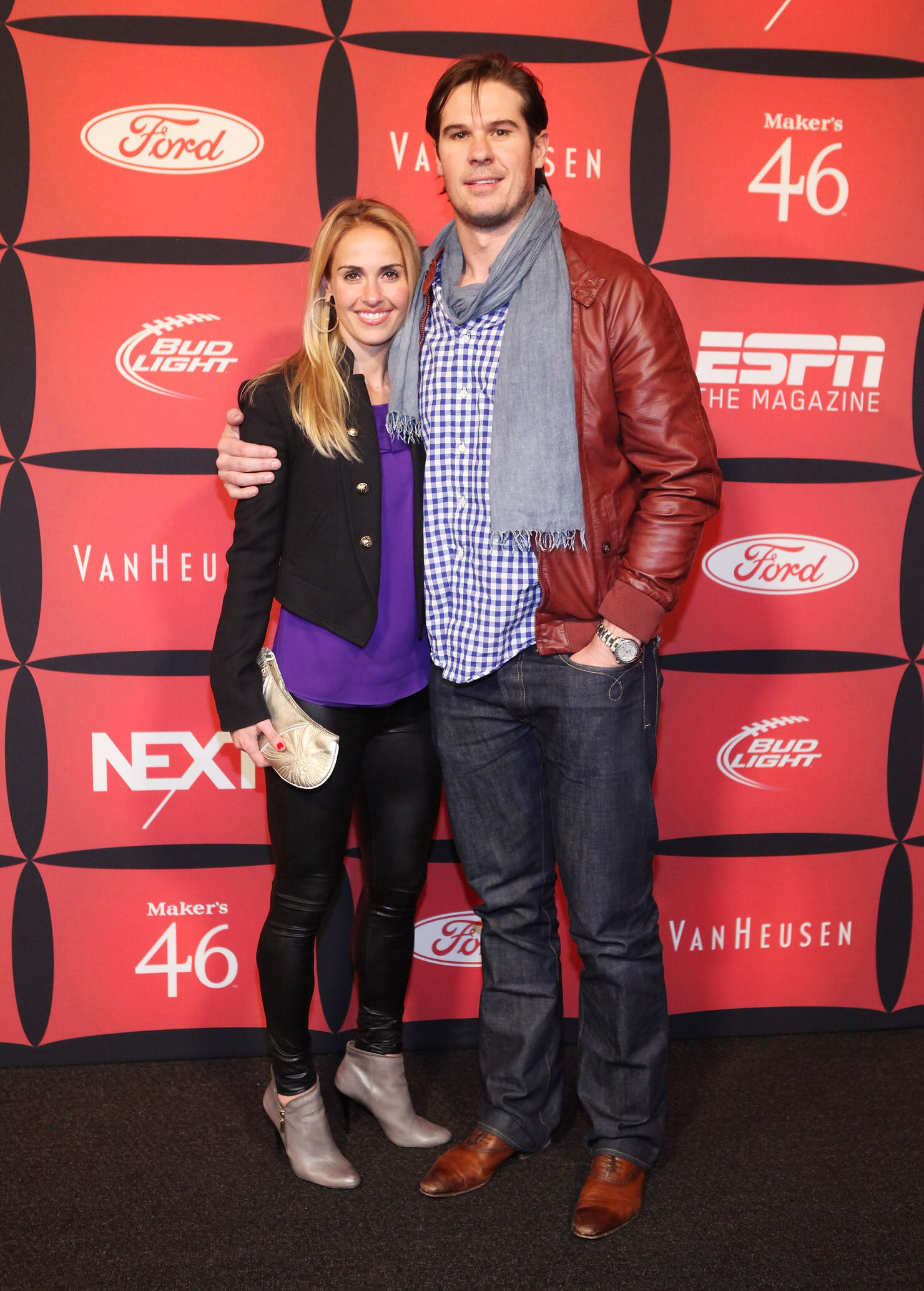 Heather Mitts and A.J. Feeley