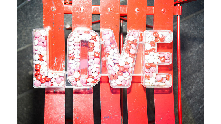 Love Celebrated In Times Square On Valentine's Day