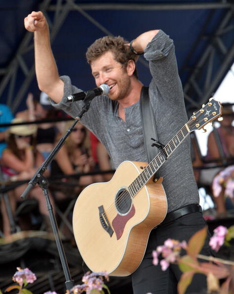 TWIN LAKES, WI - JULY 21:  Singer/Songwriter Brett Eldredge performs at Country Thunder - Twin Lakes, Wisconsin - Day 4 on July 21, 2013 in Twin Lakes, Wisconsin.  (Photo by Rick Diamond/Getty Images for Country Thunder)
