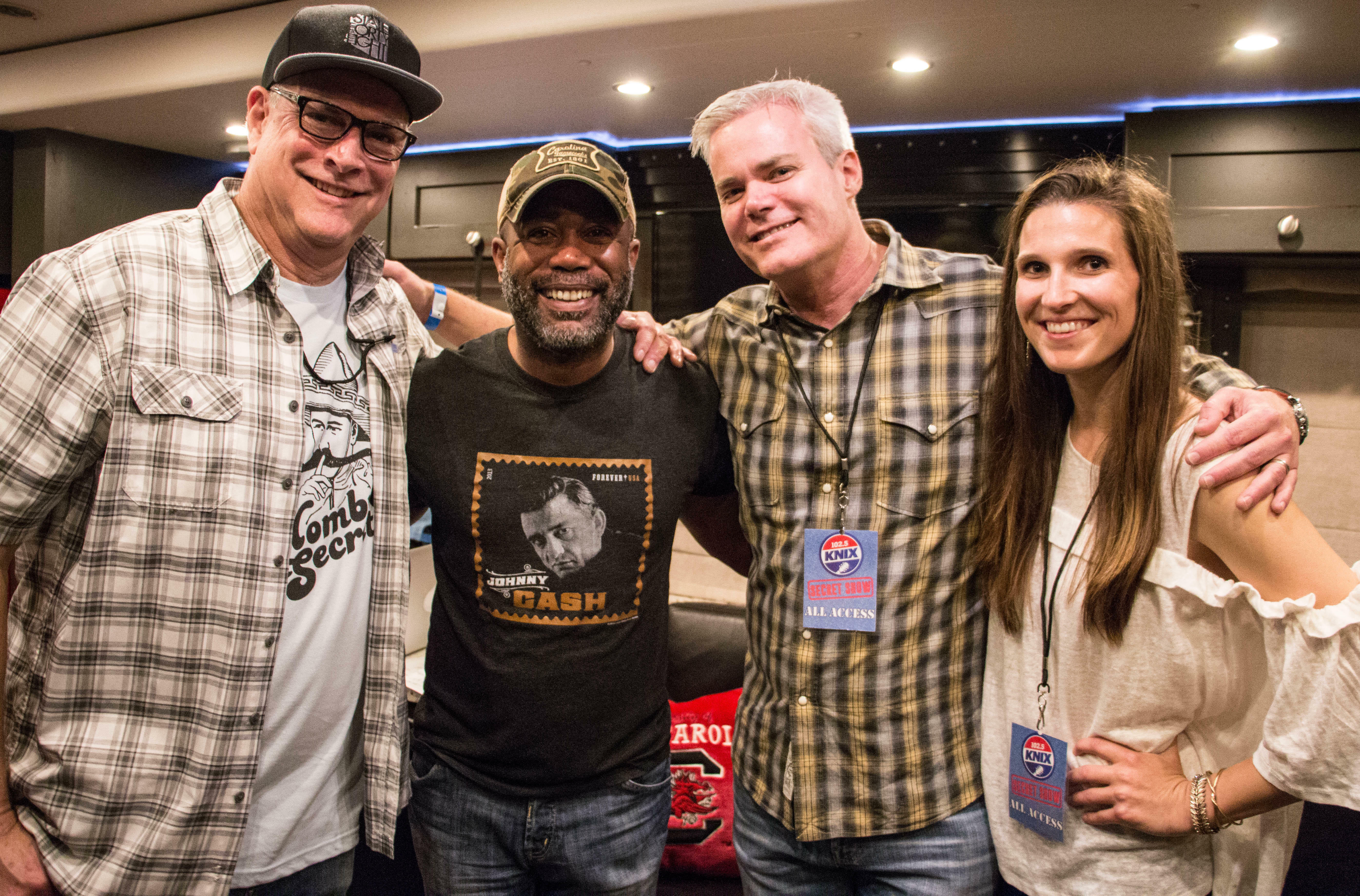 WATCH: Tim, Ben & Brooke Chat With Darius Rucker Before The KNIX Secret Show