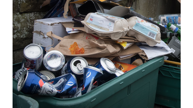 Christmas Rubbish And Recycling Causes Mounts Up