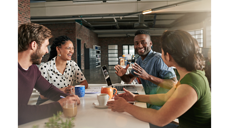 Brainstorming makes for a great team building exercise