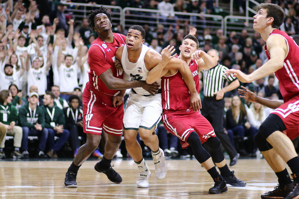 UW MBB: Highlights: Michigan State 84, Wisconsin 74 - Thumbnail Image