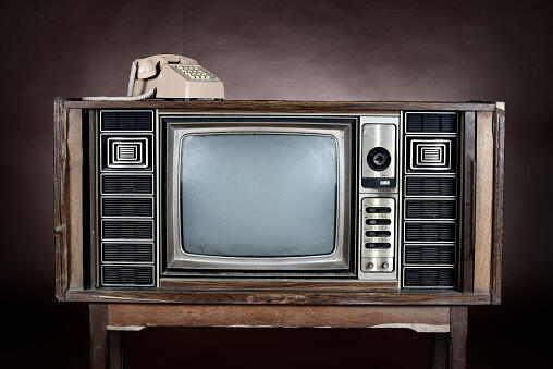 vintage television