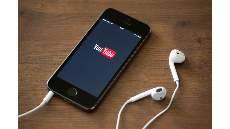 YouTube application on Apple iPhone 5S