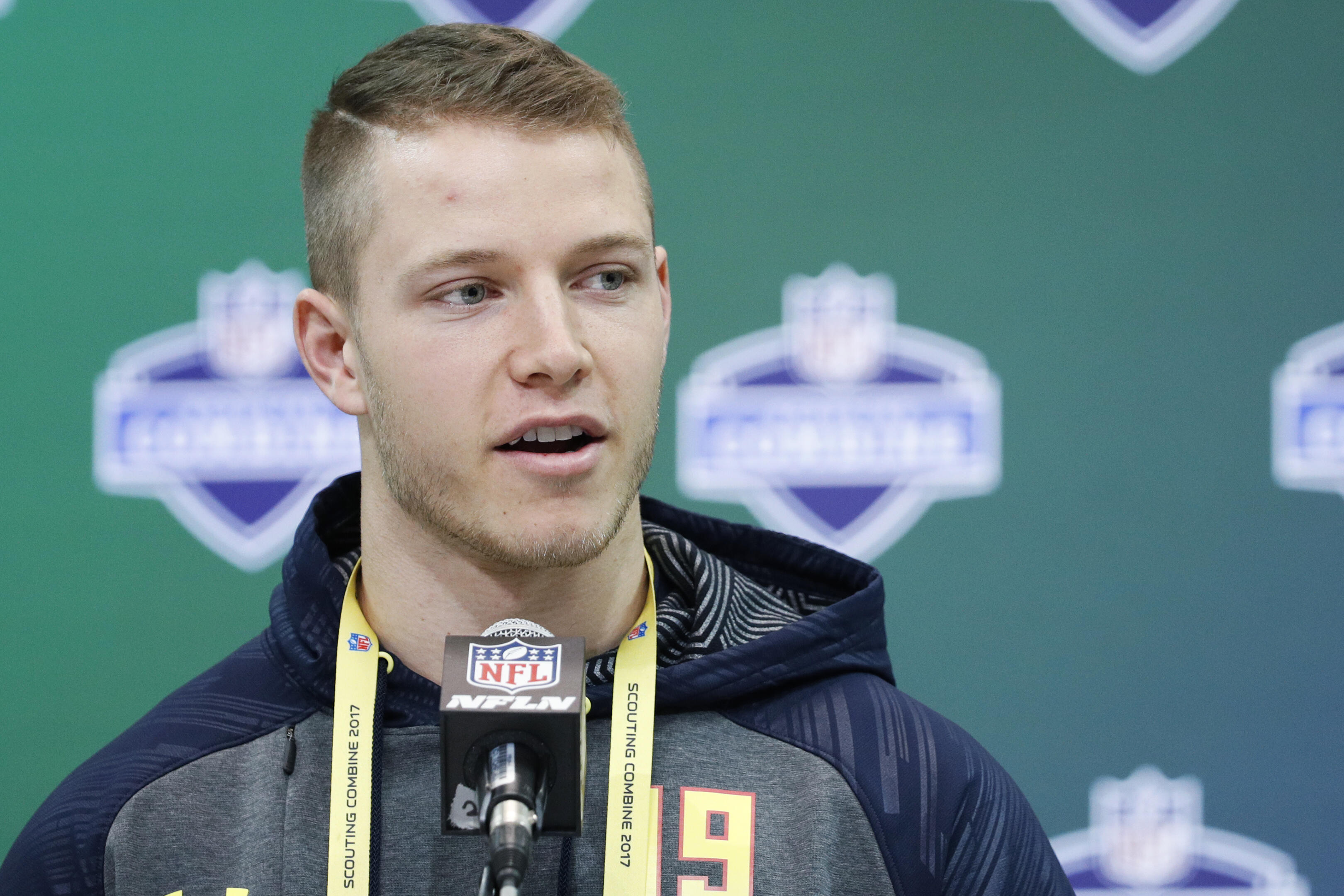 Christian McCaffrey dominated at the 2017 NFL Combine 