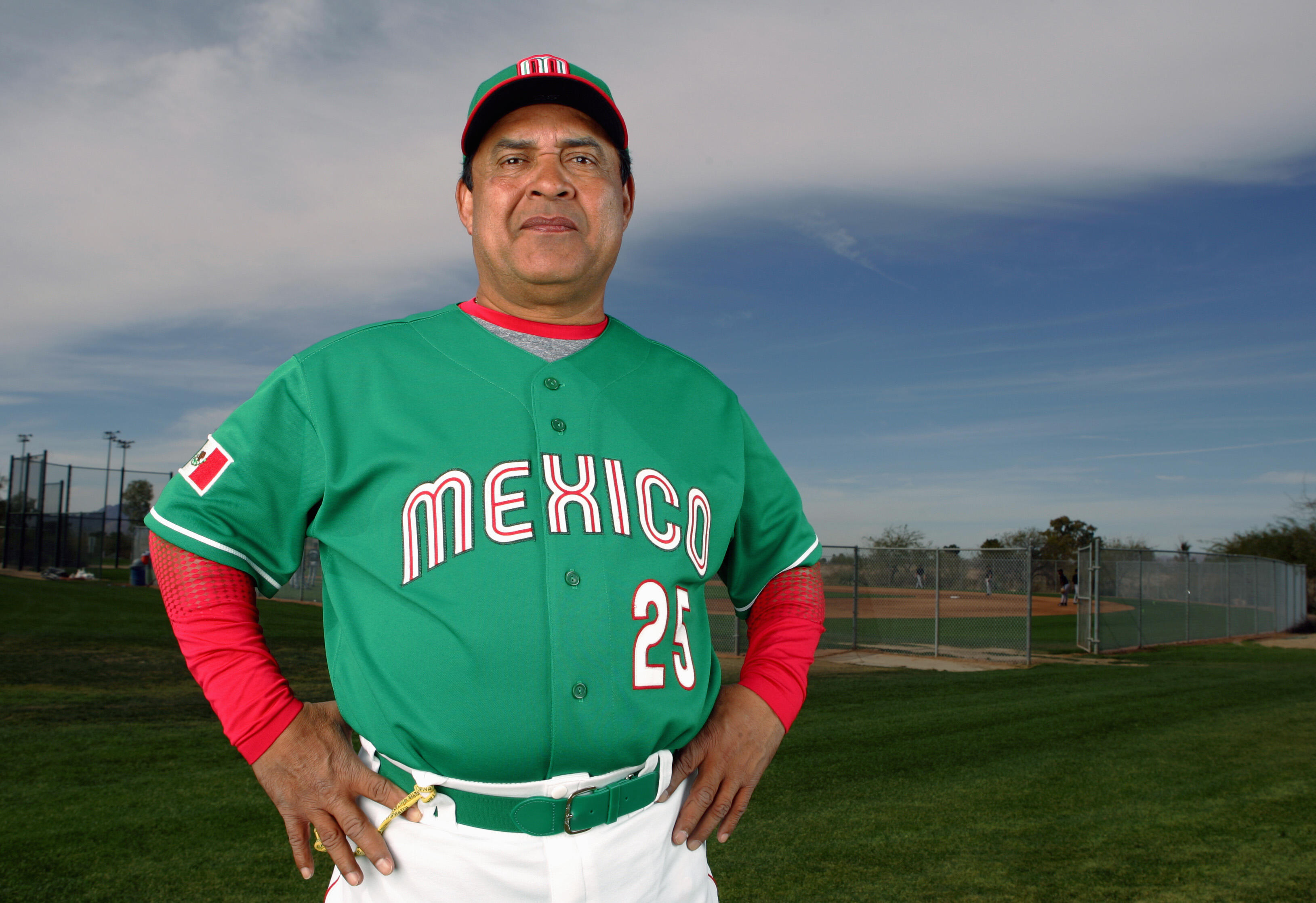 TUSCON, AZ - MARCH 5:  Coach Francisco Estrada of Mexico poses for a portrait during the World Baseball Classic Photo Day on March 5, 2006 in Tuscon, Arizona.  (Photo by Lisa Blumenfeld/Getty Images)