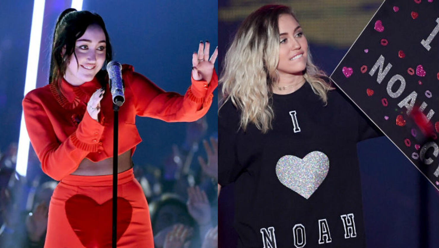 Watch Miley Cyrus Gush About Sister Noah During iHeartAwards Performance Intro iHeart