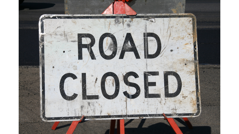 Road Closed Sign