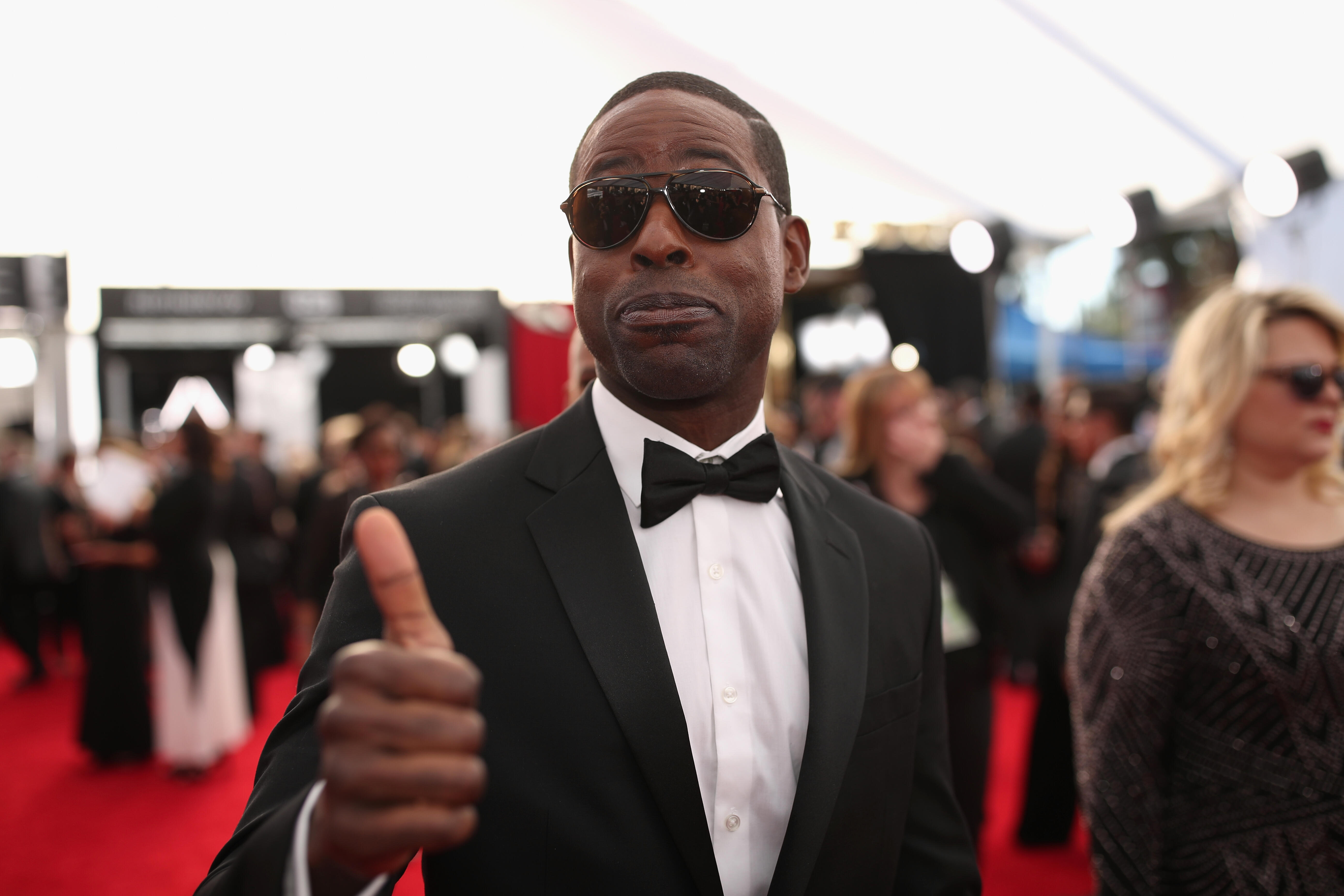 LOS ANGELES, CA - JANUARY 29:  Actors Sterling K. Brown and Ryan Michelle Bathe attend The 23rd Annual Screen Actors Guild Awards at The Shrine Auditorium on January 29, 2017 in Los Angeles, California. 26592_012  (Photo by Christopher Polk/Getty Images f