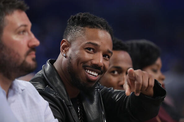 NEW ORLEANS, LA - FEBRUARY 18:  Michael B Jordan attends the 2017 Taco Bell Skills Challenge at Smoothie King Center on February 18, 2017 in New Orleans, Louisiana. NOTE TO USER: User expressly acknowledges and agrees that, by downloading and/or using this photograph, user is consenting to the terms and conditions of the Getty Images License Agreement.  (Photo by Ronald Martinez/Getty Images)