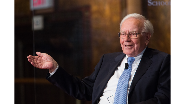 Warren Buffett And BofA CEO Brian Moynihan Speak At Georgetown University