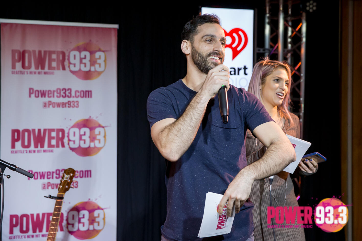 Olivia Holt in the POWER 93.3 VIP Lounge