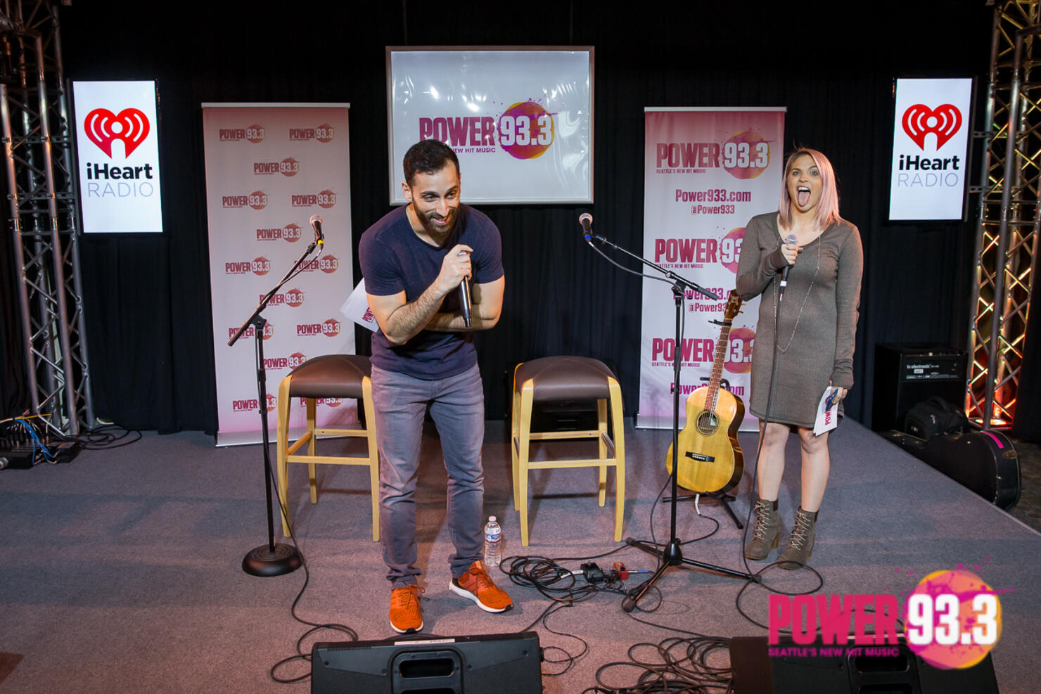 Olivia Holt in the POWER 93.3 VIP Lounge