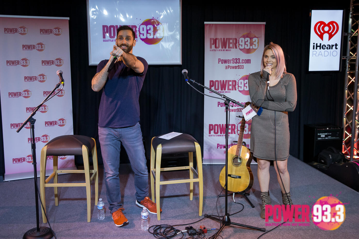 Olivia Holt in the POWER 93.3 VIP Lounge