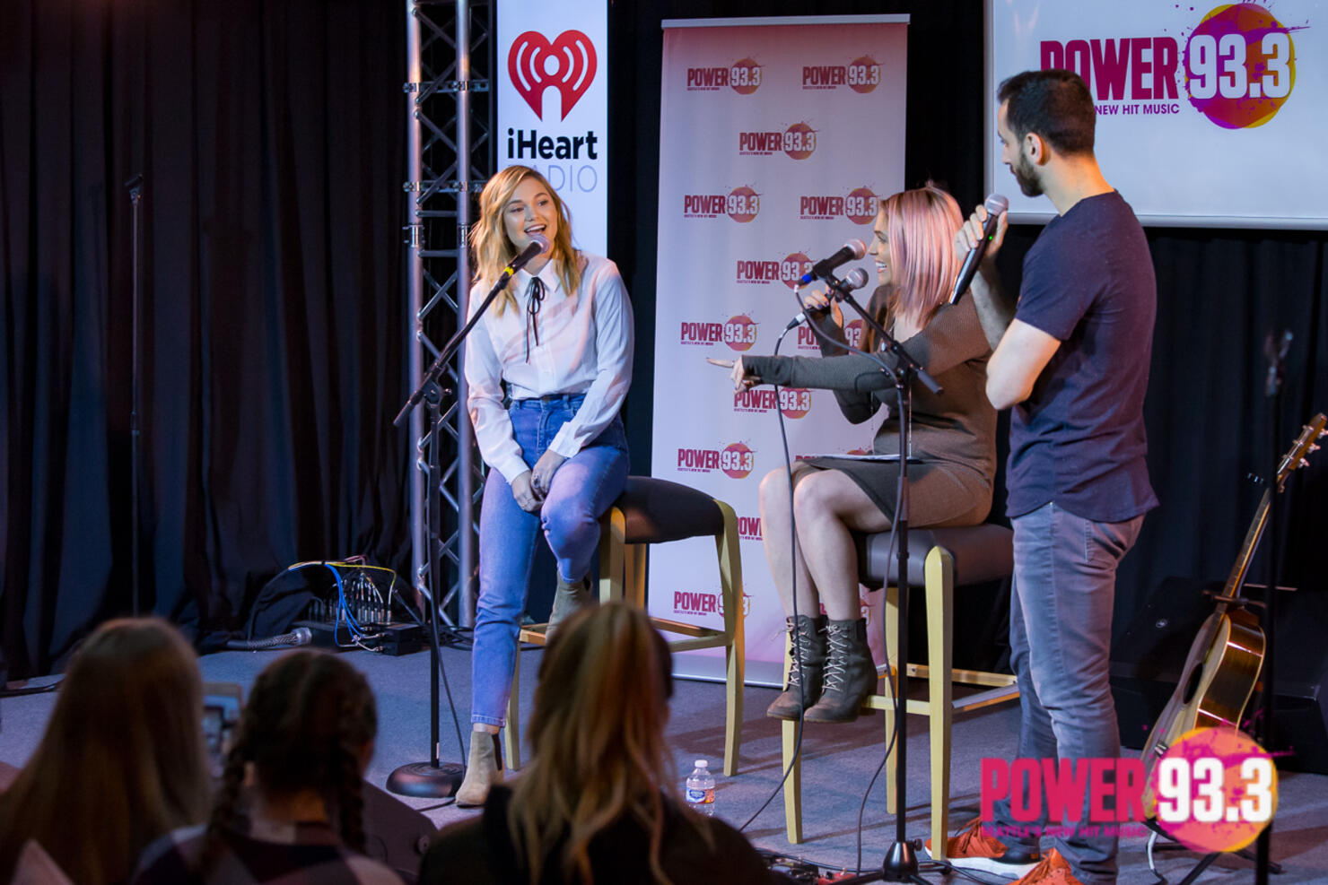 Olivia Holt in the POWER 93.3 VIP Lounge