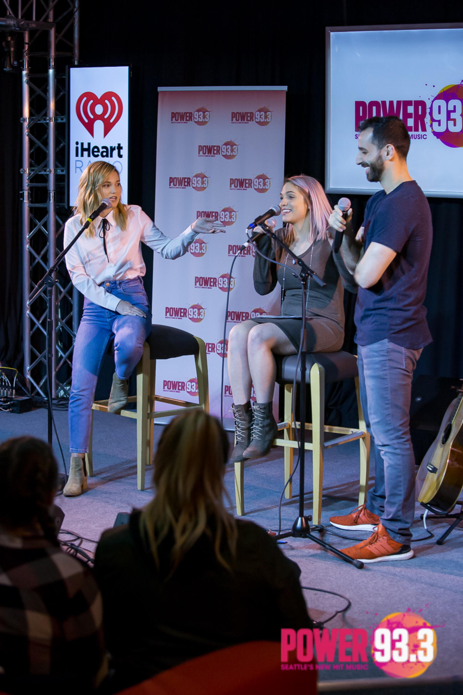 Olivia Holt in the POWER 93.3 VIP Lounge