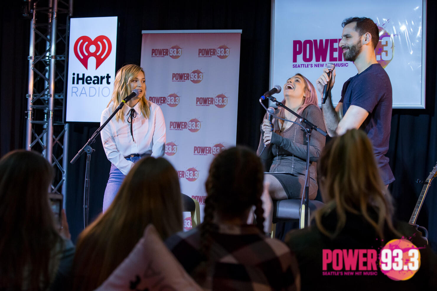 Olivia Holt in the POWER 93.3 VIP Lounge