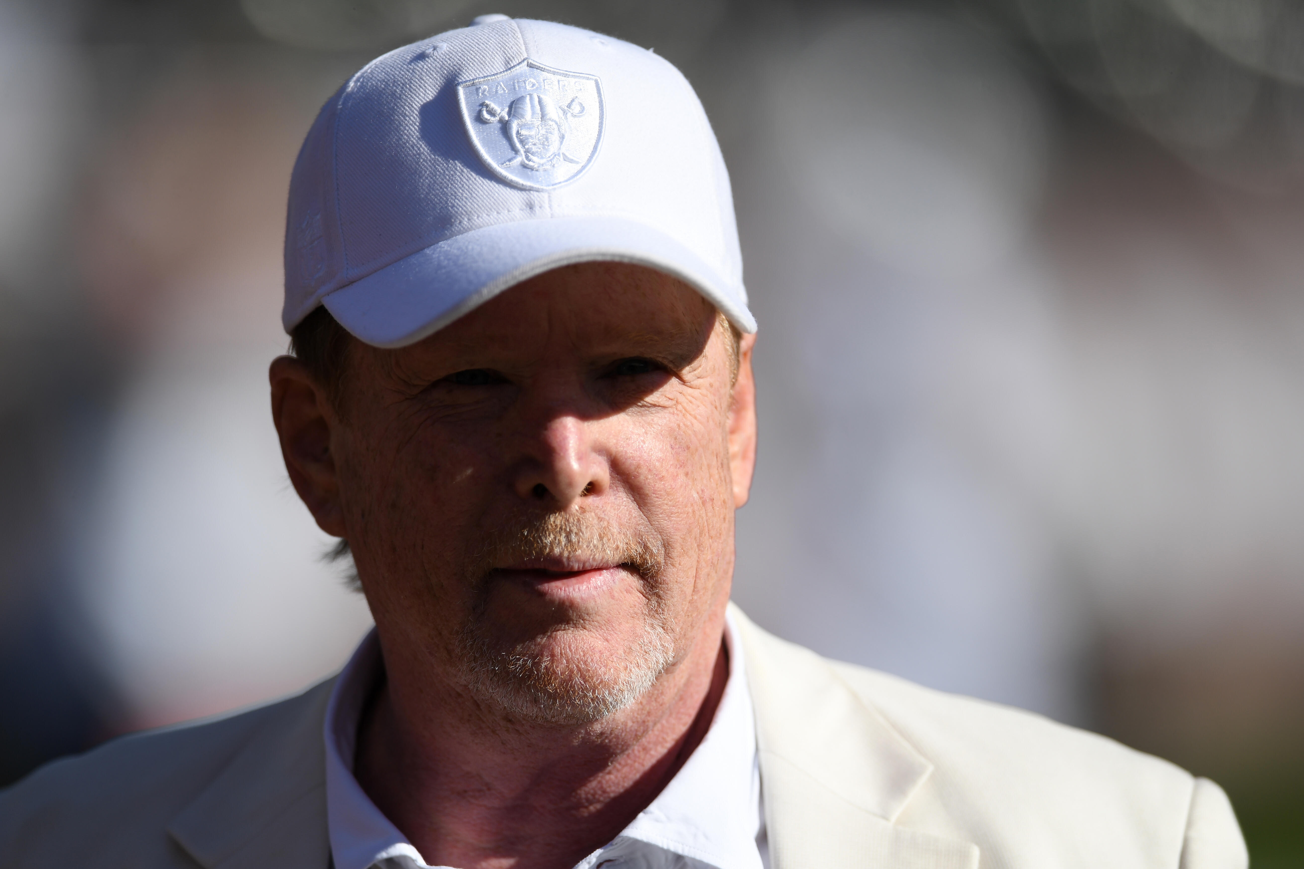 OAKLAND, CA - DECEMBER 24:  Oakland Raiders owner Mark Davis stands on the field prior to their NFL game against the Indianapolis Colts at Oakland Alameda Coliseum on December 24, 2016 in Oakland, California.  (Photo by Thearon W. Henderson/Getty Images)