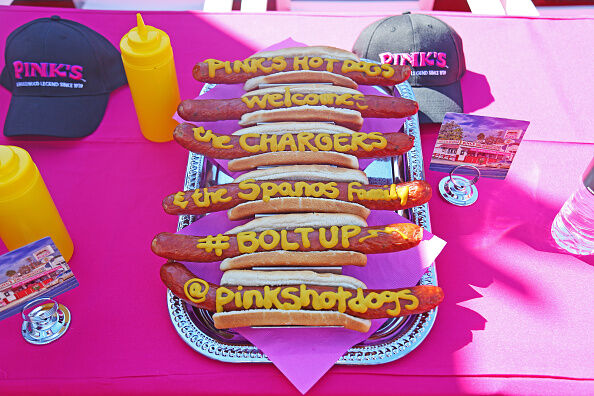 Pink's Hotdogs celebrated the big move recently! 