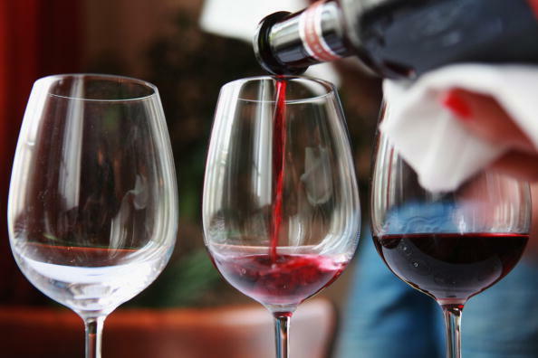 TEL AVIV, ISRAEL - FEBRUARY 25:  A selection of reds is prepared for a tasting panel as the Best Value wine competition gets underway on February 25, 2010 in Tel Aviv, Israel. Wine has been produced in the Holy Land since biblical times. Today, Israeli wi