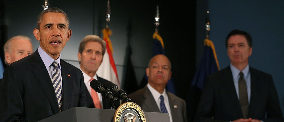 President Obama Visits National Counterterrorism Center