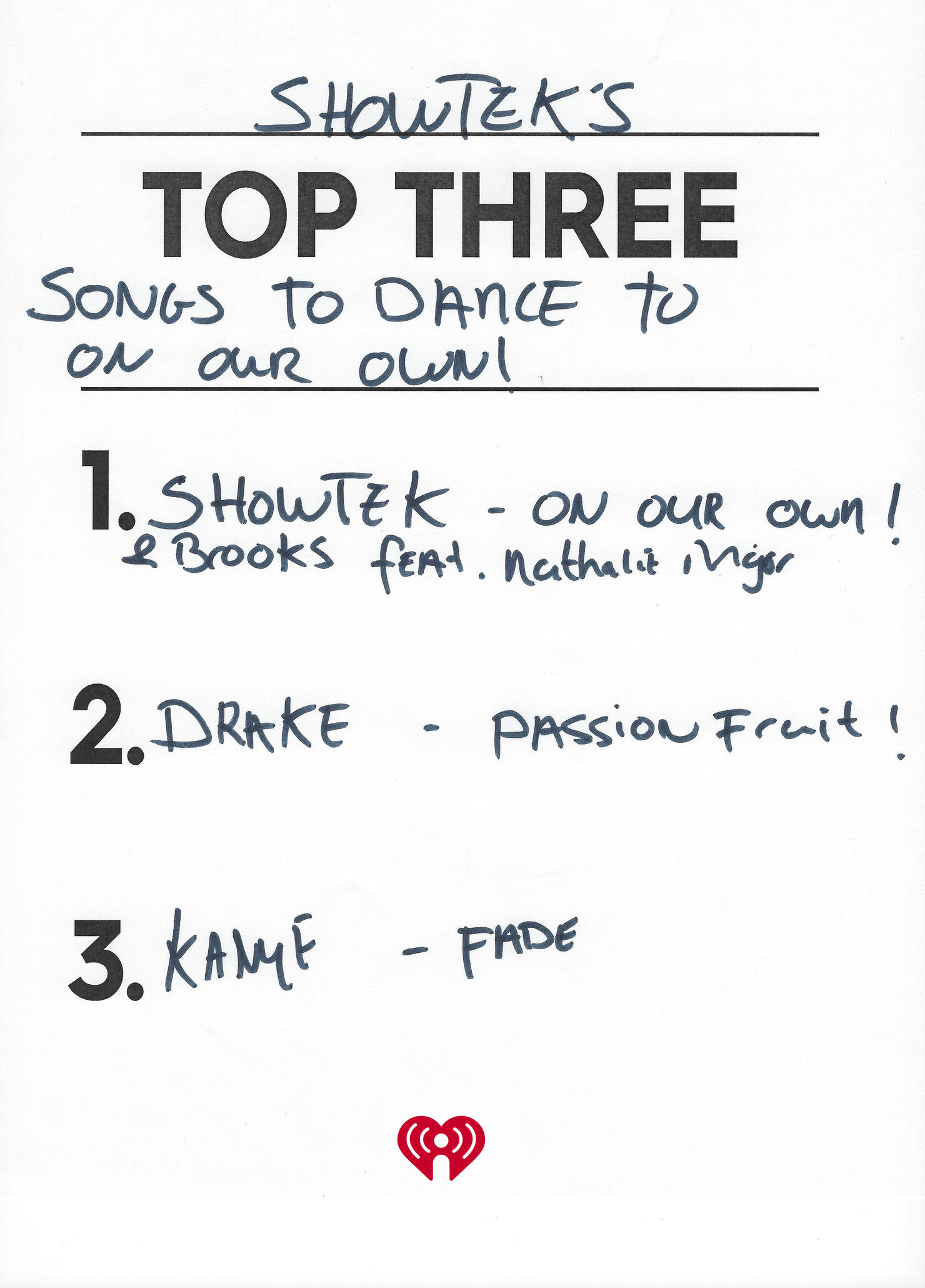Showtek's Top 3