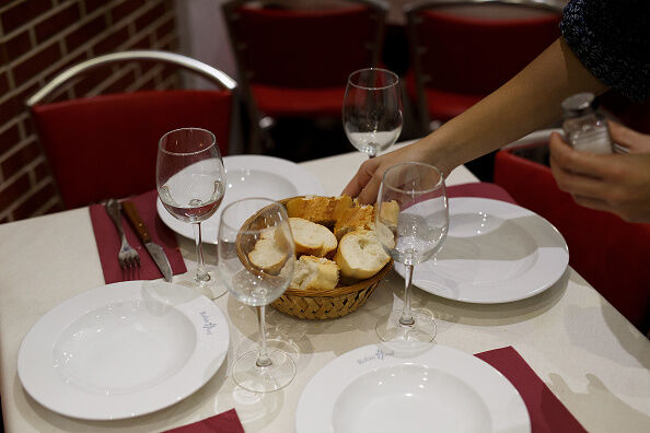 Restaurant Serves Free Dinner For Homeless People In Madrid