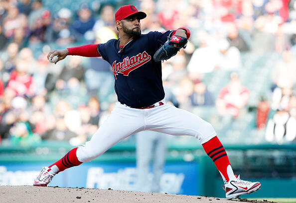 CLEVELAND, OH - APRIL 12: Danny Salazar #31of the Cleveland Indians pitches against the Chicago White Sox in the first inning at Progressive Field on April 12, 2017 in Cleveland, Ohio. (Photo by David Maxwell/Getty Images)