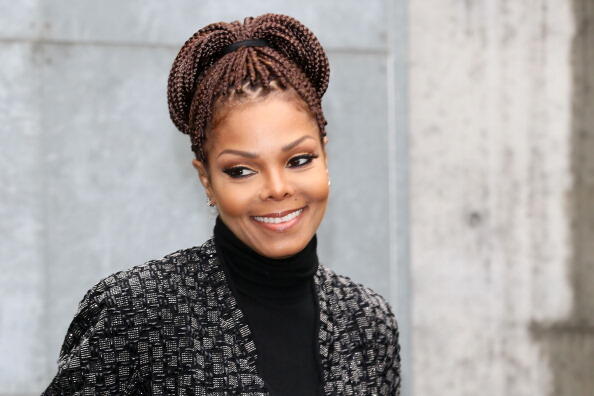 MILAN, ITALY - FEBRUARY 25:  Janet Jackson attends the Giorgio Armani fashion show as part of Milan Fashion Week Womenswear Fall/Winter 2013/14 on February 25, 2014 in Milan, Italy.  (Photo by Vittorio Zunino Celotto/Getty Images)