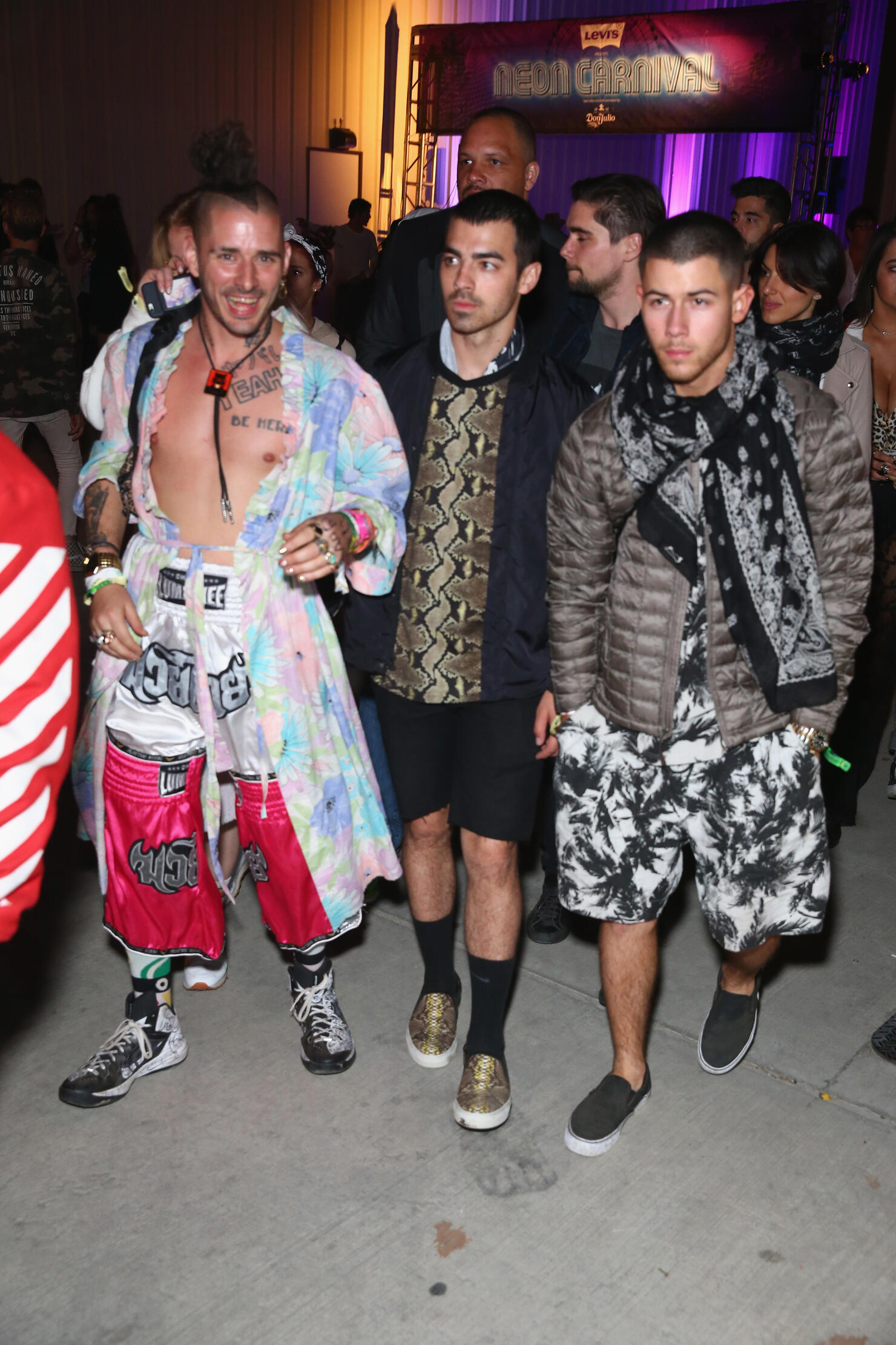 Cole Whittle, Joe Jonas, and Nick Jonas