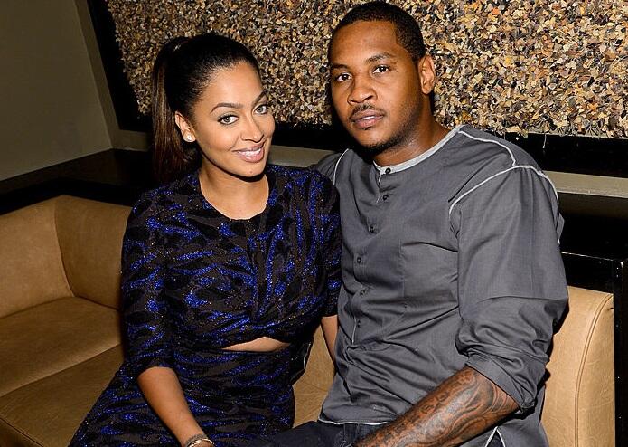 TORONTO, ON - SEPTEMBER 07:   La La and Carmelo Anthony attend the Fox Searchlight TIFF Party during the 2013 Toronto International Film Festivalat Spice Route on September 7, 2013 in Toronto, Canada.  (Photo by Larry Busacca/Getty Images)