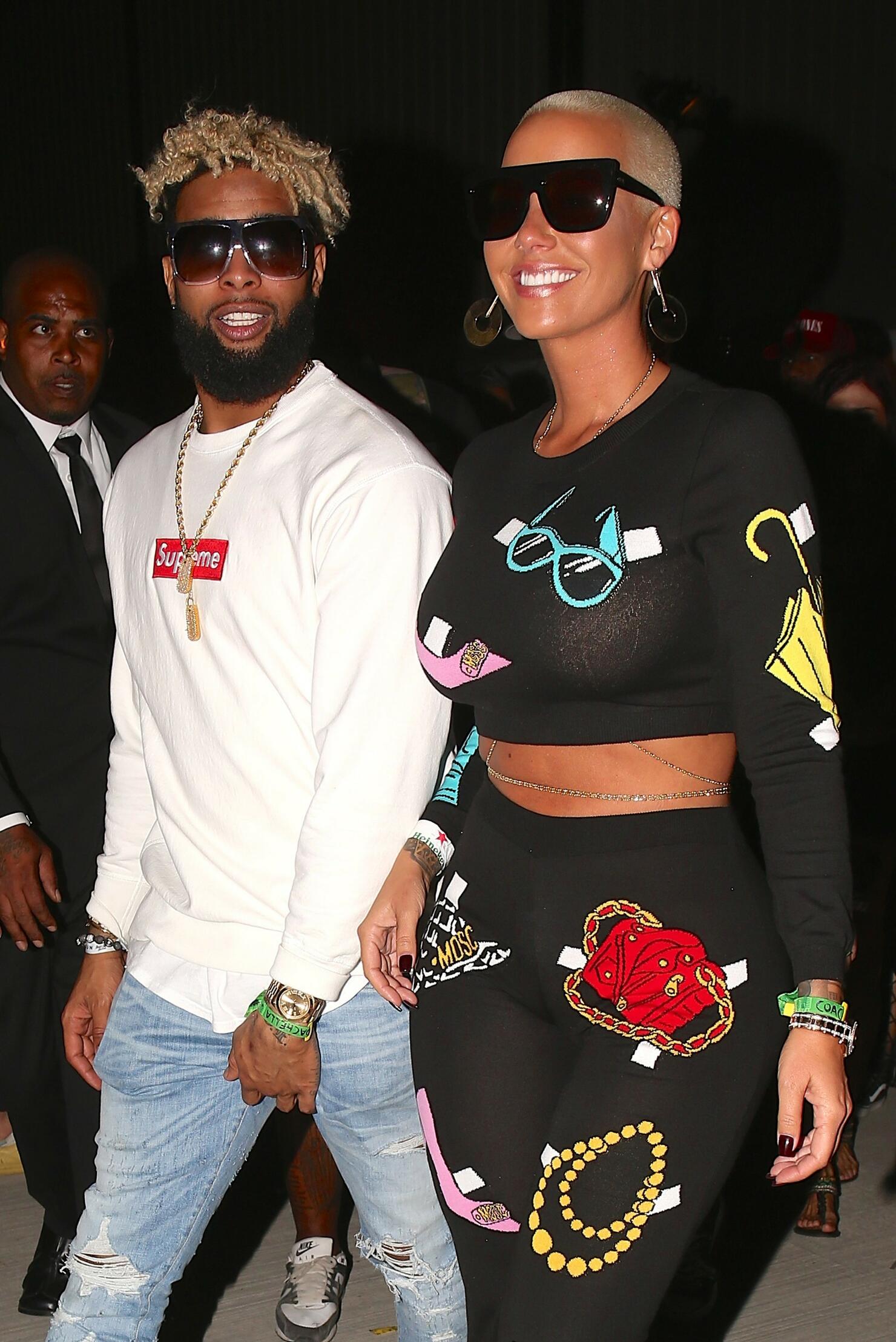 Amber Rose and Odell Beckham Jr.