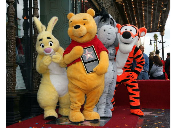 Winnie The Pooh Receives A Star On Hollywood Walk of Fame